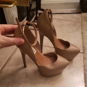 Steve Madden heels beige/cream, 5